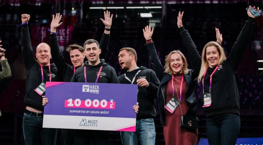The Starlab team wins HackYeah - the biggest hackathon in Europe!