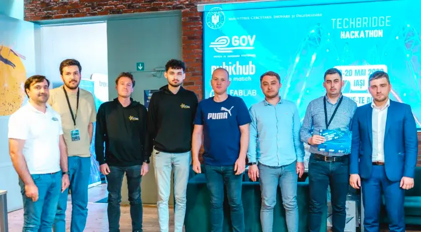 The Starlab team wins again! First place at the biggest hackathon organized in Romania - TECHBRIDGE.
